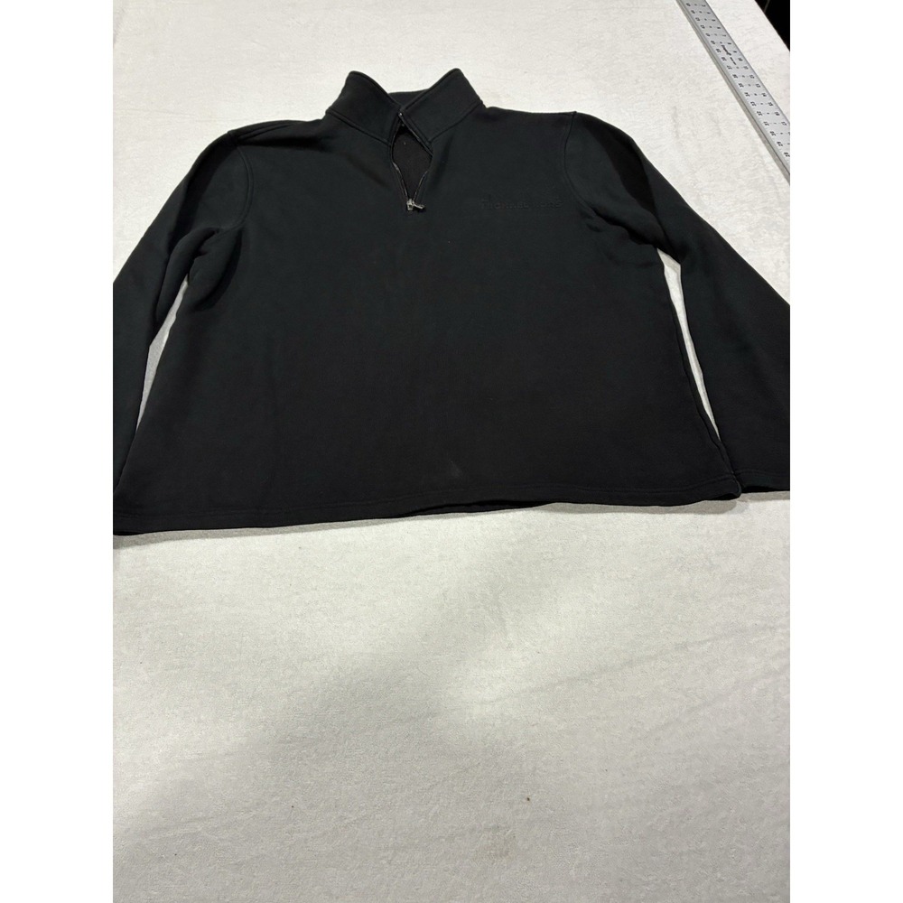 Michael Kors Men's 1/4 Quarter Zip Pull Over Sweater Black XL. SKU55